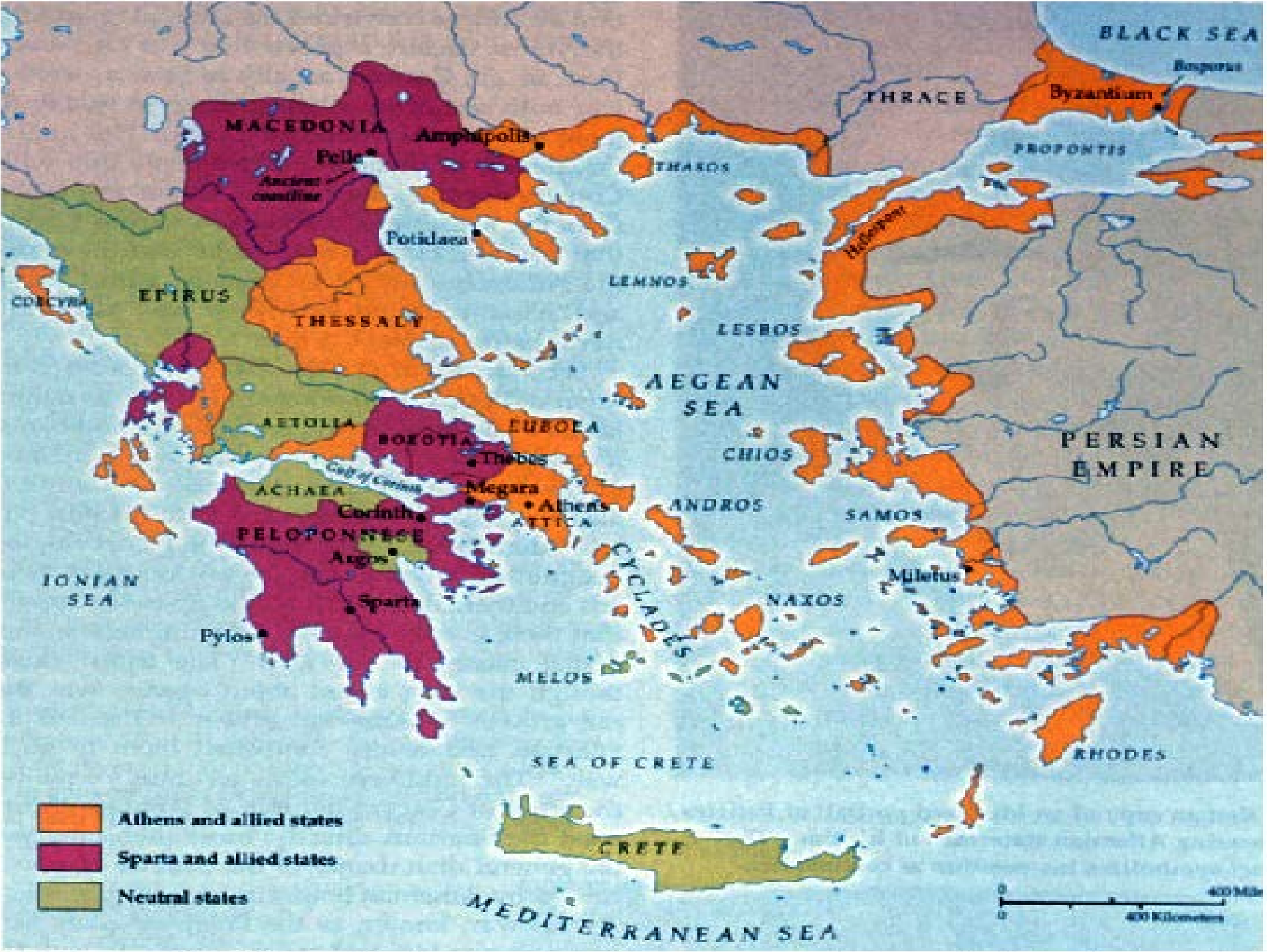 그리스 지도